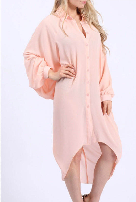 Batwing Shirt Dress