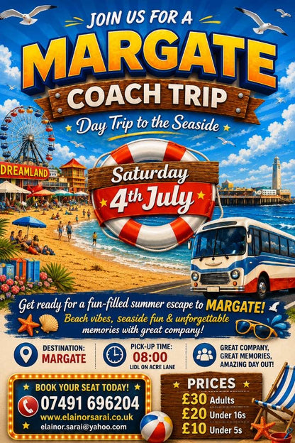 Margate Beach Trip Adult
